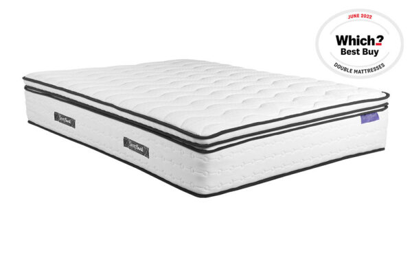 SleepSoul Space 2000 Pocket Memory Pillow Top Mattress, Superking