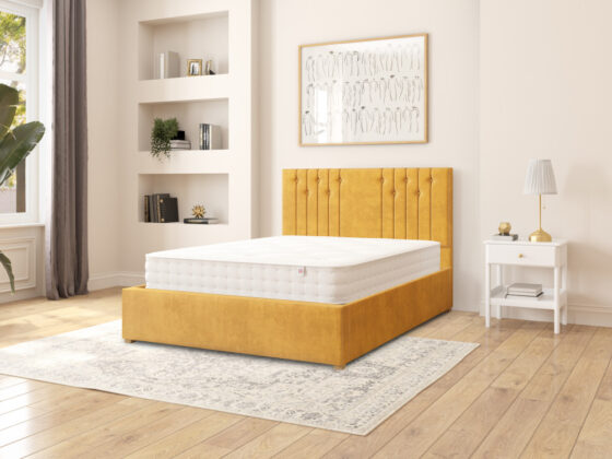 Aspire Harlow Upholstered Ottoman Bed