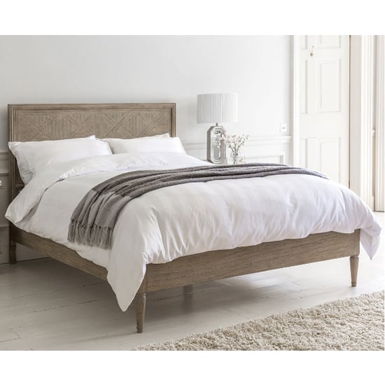 Mestiza Wooden Super King Size Bed In Natural