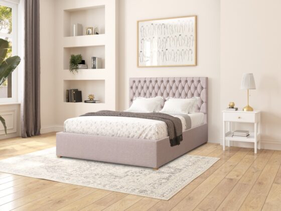 Monroe Upholstered Ottoman Bed