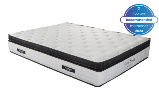 SleepSoul Luna 1000 Pocket Memory Pillow Top Mattress, Small Double