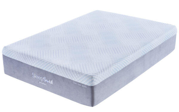 SleepSoul Premium Cool Gel 3000 Pocket Mattress, King Size