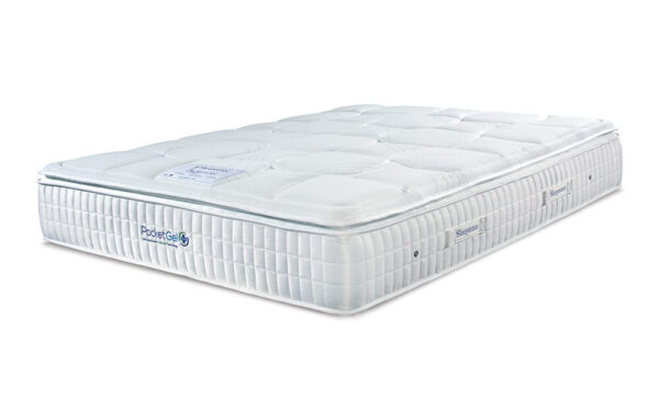 Sleepeezee Immerse 2200 PocketGel Plus Pillow Top Mattress, Small Double