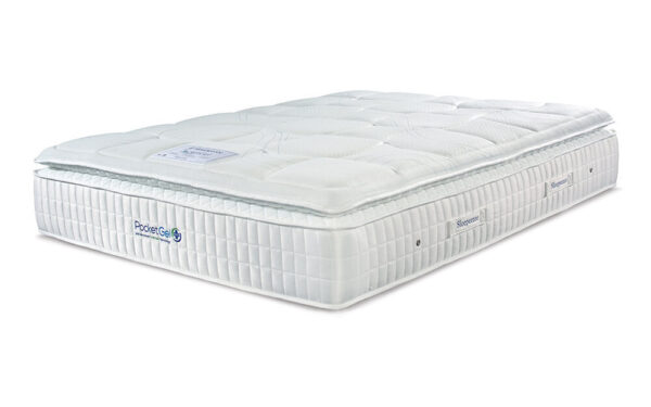 Sleepeezee Poise 3200 PocketGel Plus Pillow Top Mattress, Superking Zip and Link