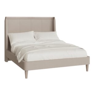 Zurich Wooden King Size Bed In Parisian Cream